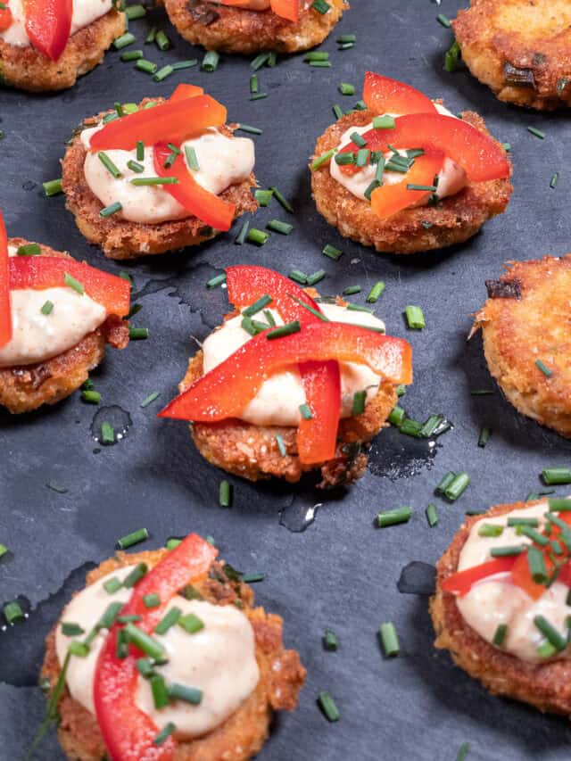 Crispy Golden Keto Crab Cakes