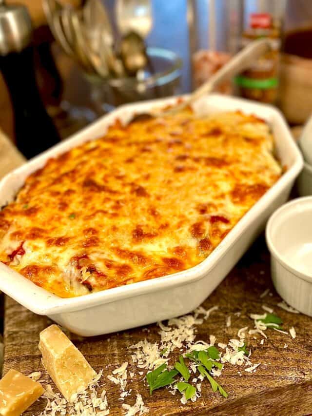 Rich Homemade Meatball Parm