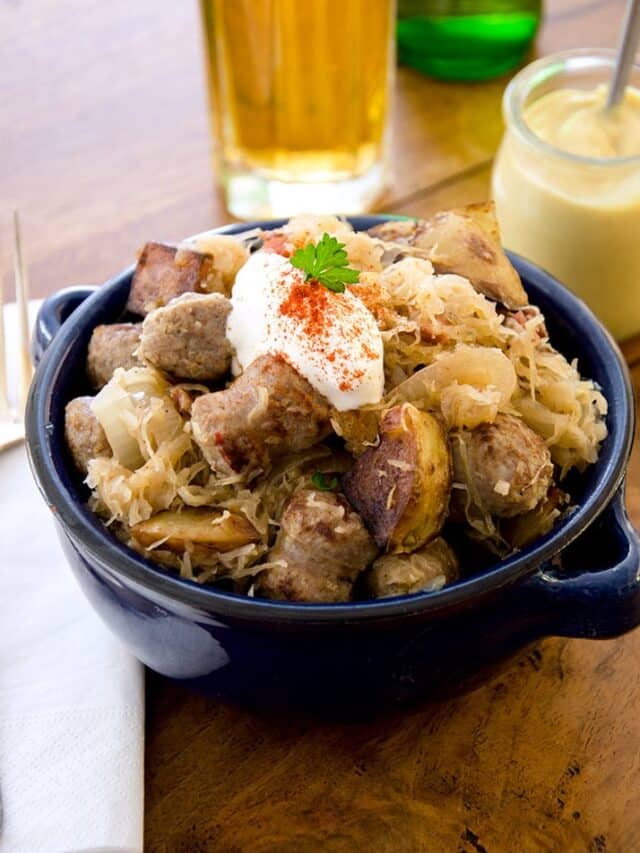 Quick Sausage and Sauerkraut  Recipe