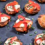 Keto-crab-cakes-on-a-platter-topped--with-fresh-herbs featured image