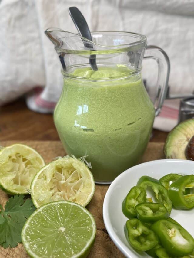 Avocado Cilantro Lime Dressing