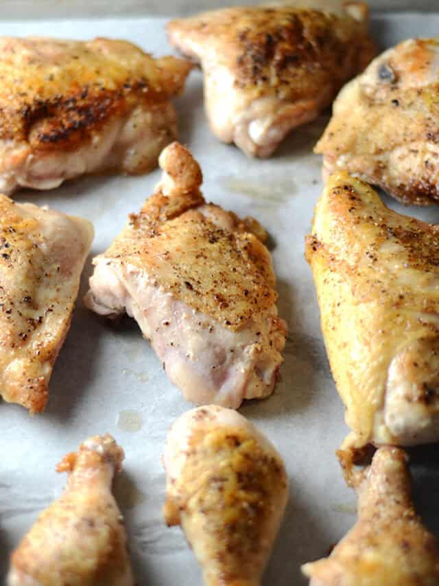 Oven Roasted Chicken Quarters