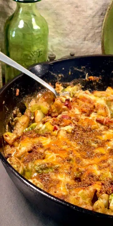 Cheesy-Brussel's-Sprout-Casserole