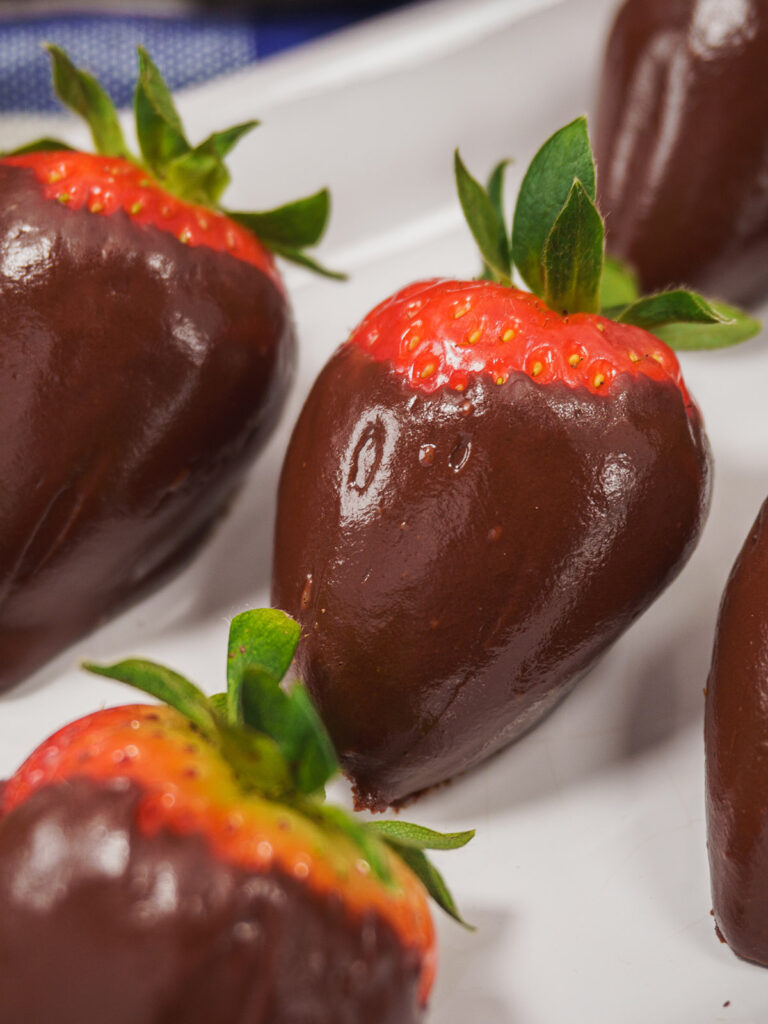close-up-look-of-strawberries-covered-in-chocolate