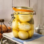 Homemade easy pickled eggs Low Carb, Keto, Gluten Free, Dairy Free, Paleo and Vegetarian recipe