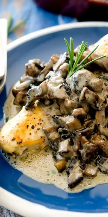 Stuffed-Chicken-Breast-With-Mushroom-Gravy