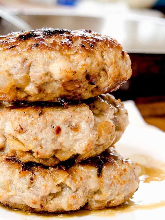 Easy Ground Pork Burgers