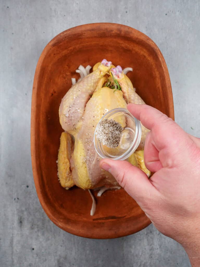 Step-by-step-cooking-instruction-of-making-Lemon-roasted-chicken