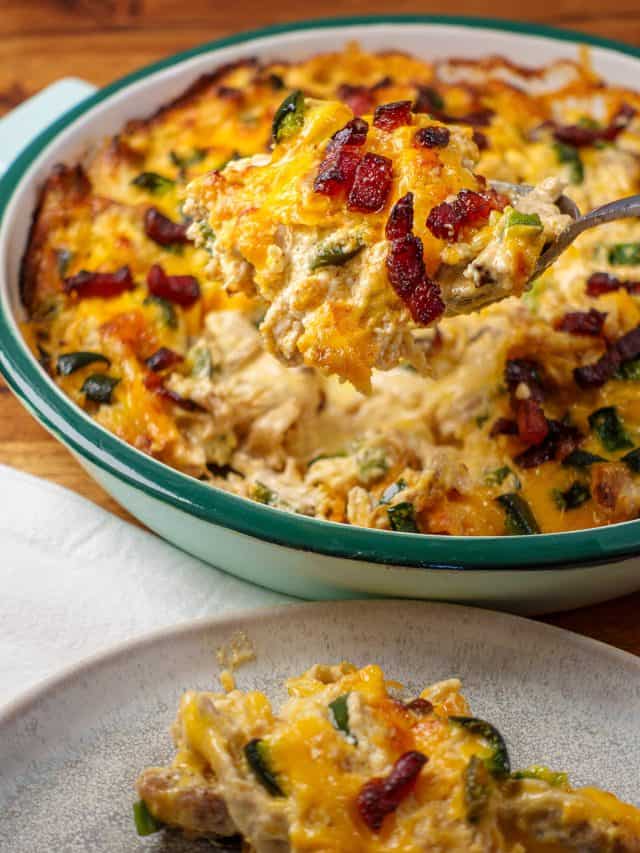 Jalapeno Popper Chicken Casserole