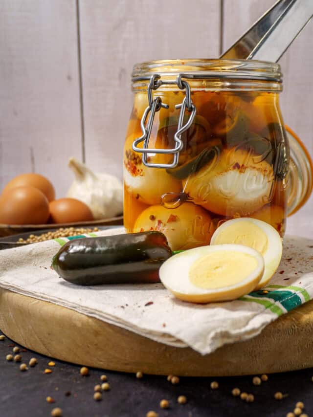 Spicy Pickled Eggs Recipe