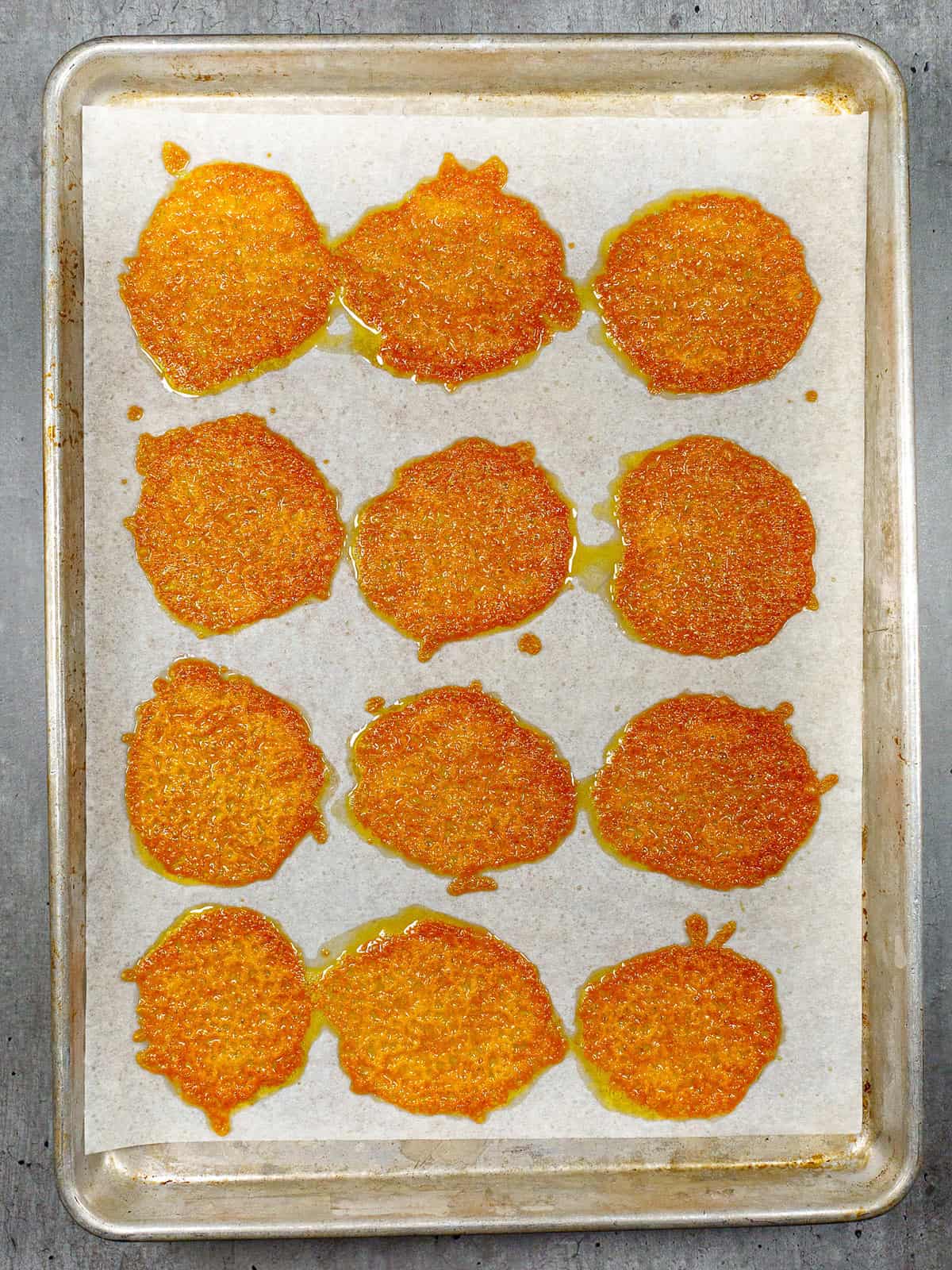 oven baked cheese chips