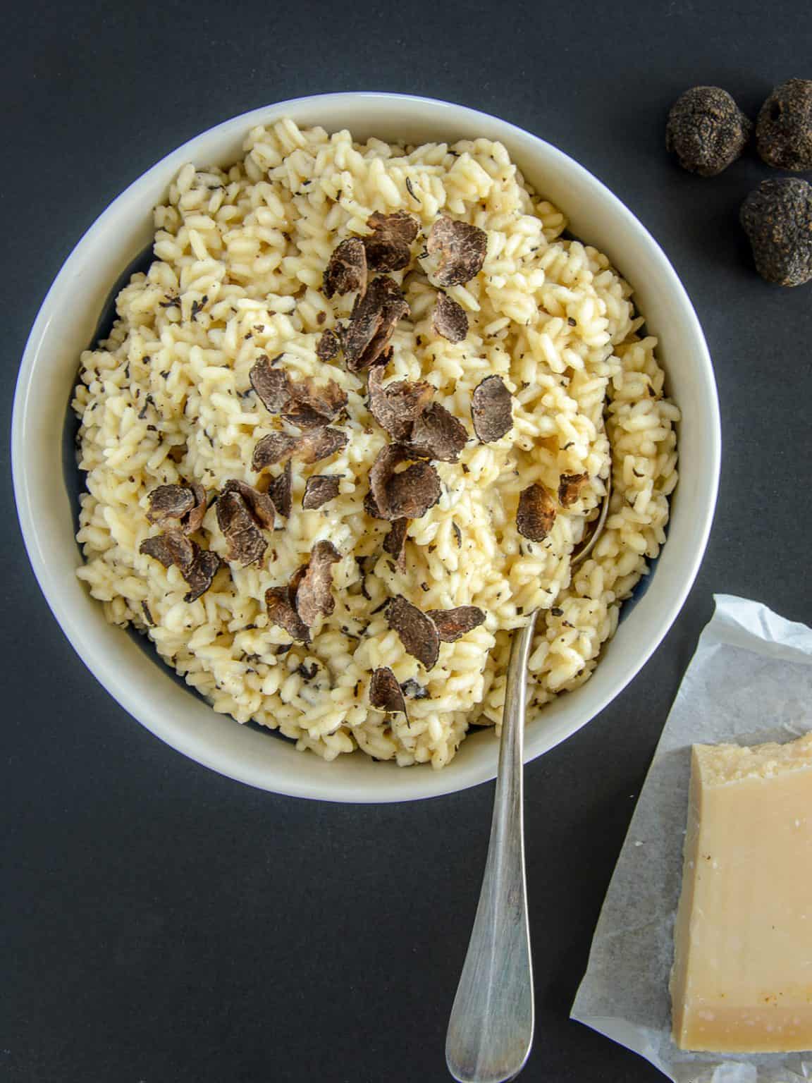 5-Ingredient Truffle Risotto Recipe - I'd Rather Be A Chef