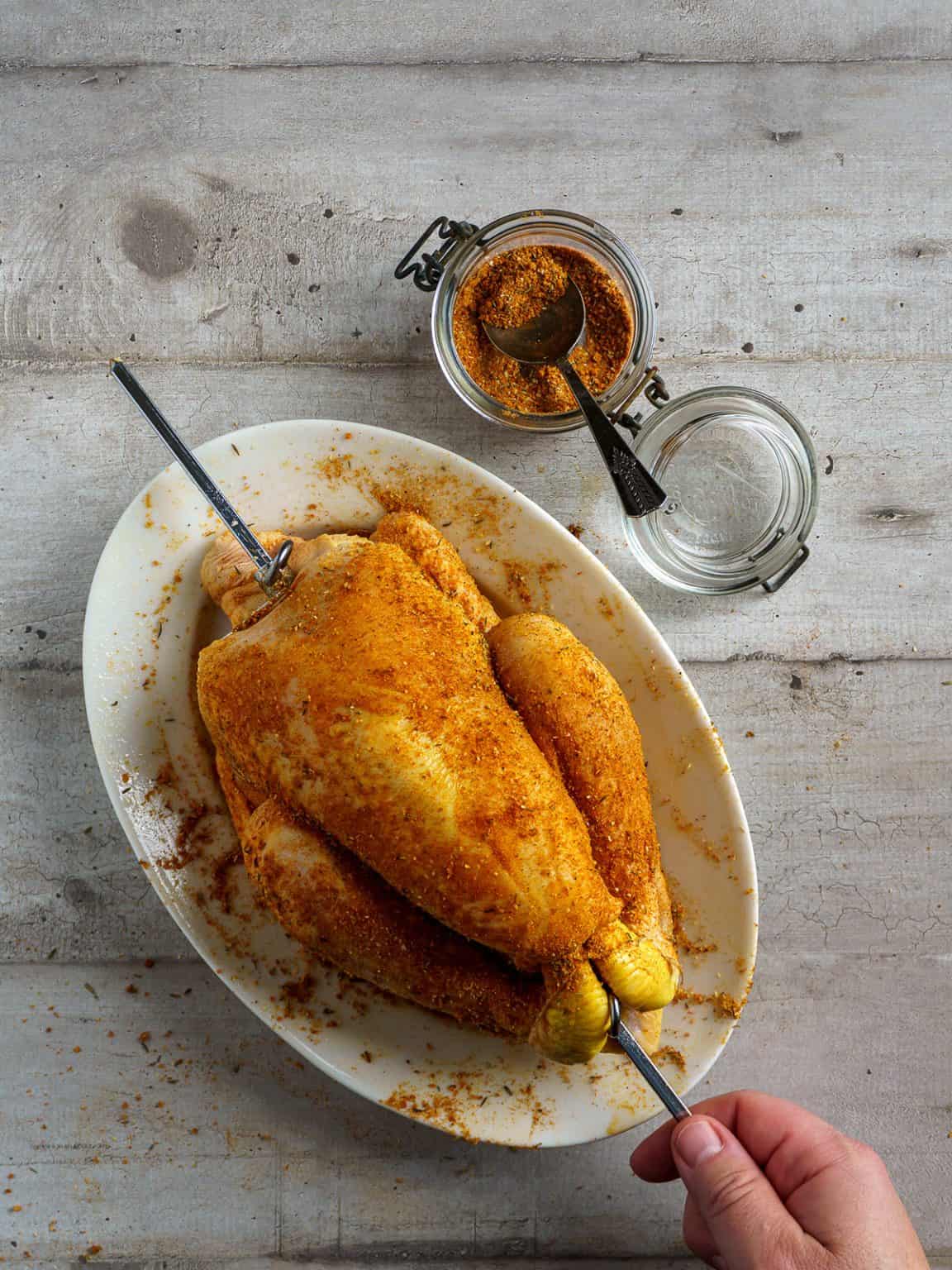 No Cook Rotisserie Chicken Seasoning - I'd Rather Be A Chef