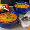 Tomato cucumber gezpacho soup
